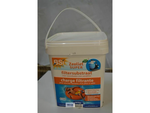 1x 10kg zeoliet super - filtersubstraat voor zwembaden met zandfilter - afbeelding 1 van  2