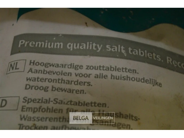 1x 10kg zouttabletten voor alle huishoudelijke waterontharders - afbeelding 2 van  2