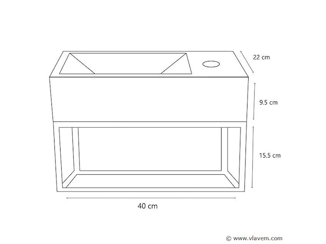 1x 40cm zwart font.. - afbeelding 3 van  3