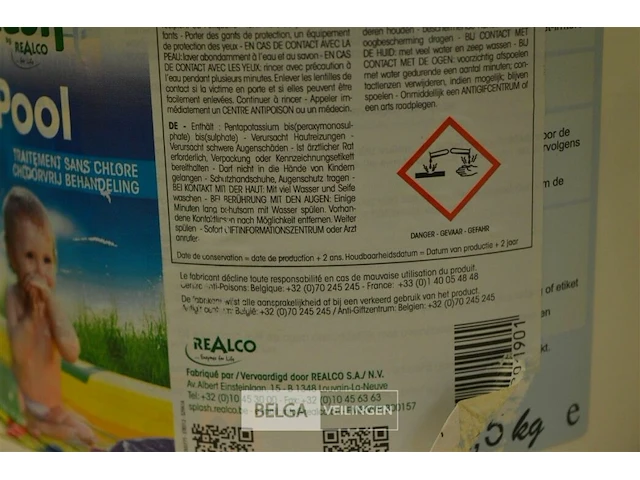 1x 500gr splash kid pool - chloorvrije behandeling - afbeelding 2 van  2