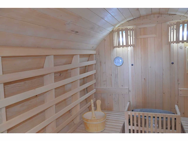 1x barrel sauna - afbeelding 6 van  8
