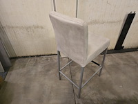 1x barstoel beige stof zh65cm - afbeelding 2 van  2