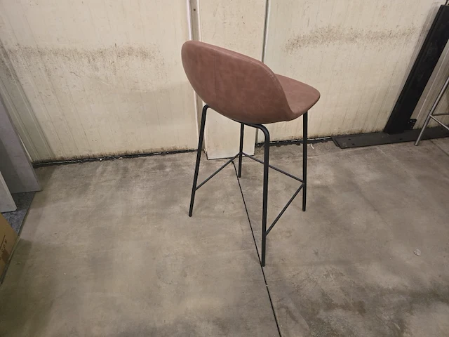 1x barstoel detroit bruin pu zh65cm - afbeelding 2 van  2