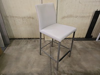 1x barstoel rudi beige pu zh65cm - afbeelding 1 van  2