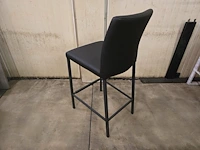 1x barstoel rudi zwart pu zh65cm - afbeelding 2 van  2