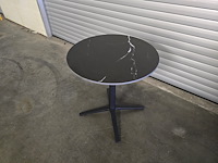 1x bistro keramiek nero zwart rond 68cm - afbeelding 5 van  6