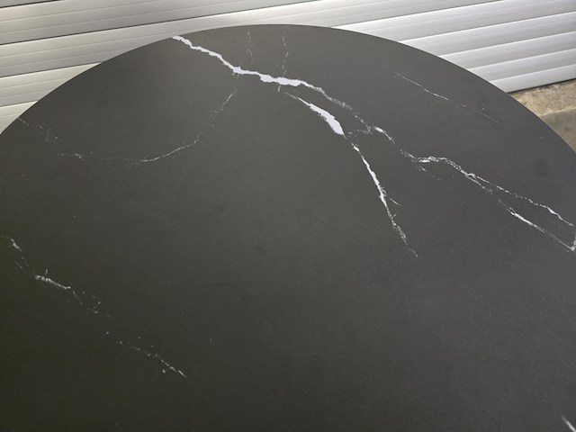 1x bistro keramiek nero zwart rond 68cm - afbeelding 4 van  6