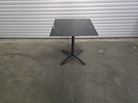 1x bistro keramiek nero zwart vierkant 70cm - afbeelding 3 van  7