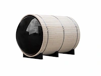 1x buitensauna barrel