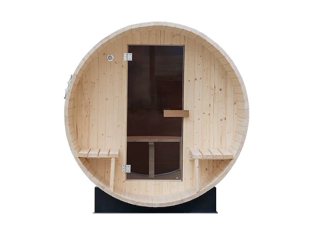 1x buitensauna barrel - afbeelding 3 van  7