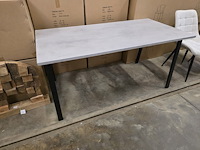 1x bureau betonlook 160x80x75h - afbeelding 1 van  4