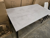 1x bureau betonlook 160x80x75h - afbeelding 3 van  4