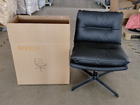 1x bureaustoel ultrasoft zwart premium lederlook - afbeelding 7 van  7