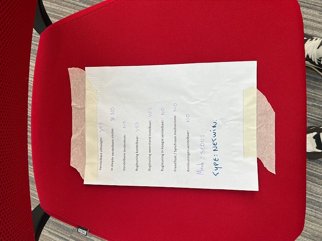 1x bureaustoel - afbeelding 8 van  9