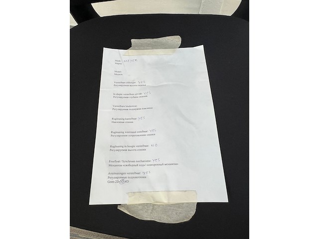 1x bureaustoel - afbeelding 8 van  9