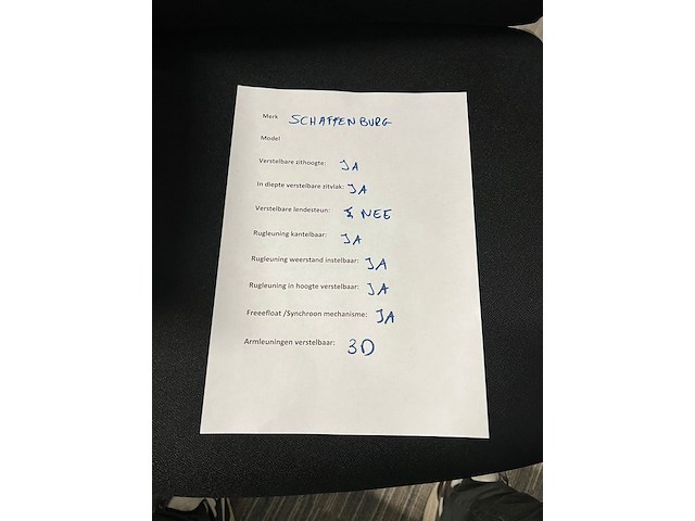 1x bureaustoel - afbeelding 8 van  8