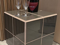 1x design brown tegeltafel handmade 31x31x31h - afbeelding 2 van  6