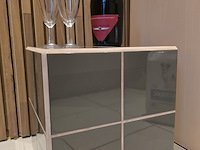 1x design brown tegeltafel handmade 31x31x31h - afbeelding 3 van  6