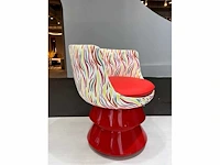 1x design chair rood dessin