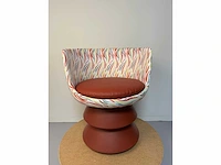 1x design chair rood dessin