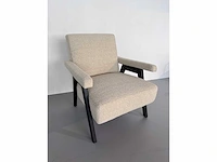 1x design fauteuil beige - afbeelding 1 van  1