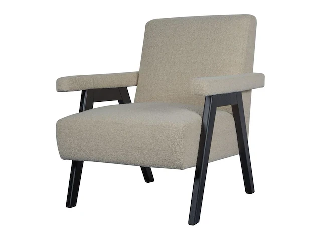 1x design fauteuil beige - afbeelding 1 van  6