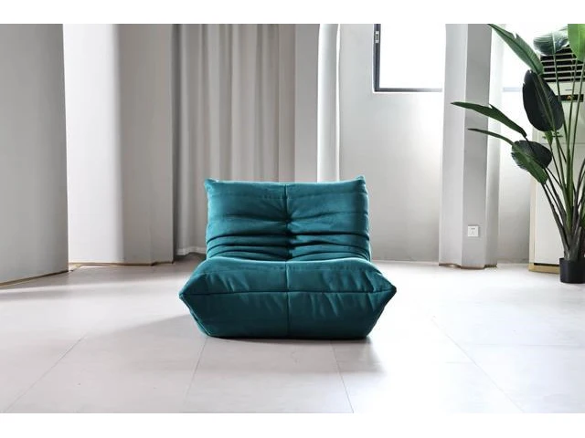 1x design fauteuil blauwgroen l - afbeelding 1 van  4