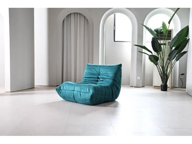 1x design fauteuil blauwgroen l - afbeelding 2 van  4