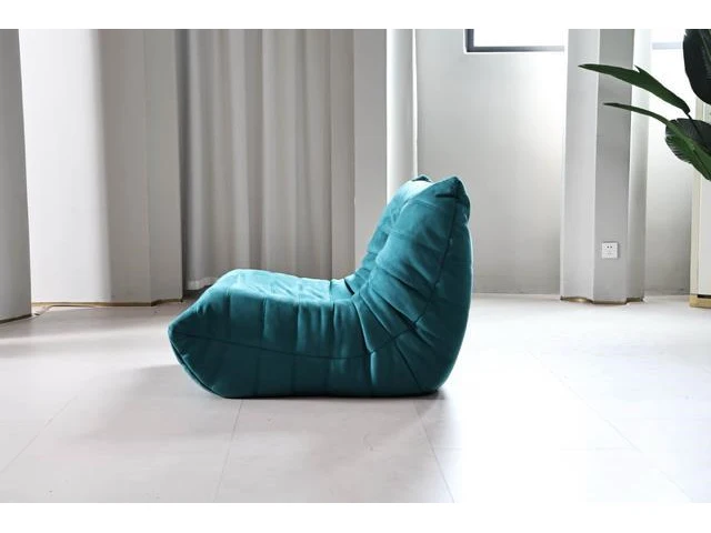 1x design fauteuil blauwgroen l - afbeelding 3 van  4