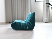 1x design fauteuil blauwgroen l - afbeelding 3 van  4