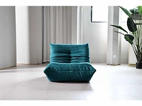 1x design fauteuil blauwgroen s - afbeelding 3 van  4