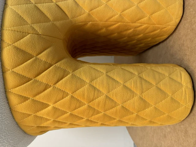 1x design fauteuil geel - afbeelding 4 van  8