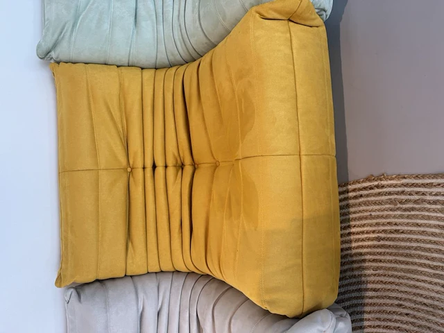 1x design fauteuil geel - afbeelding 1 van  6
