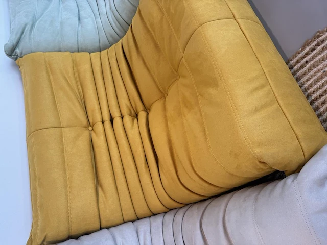 1x design fauteuil geel - afbeelding 3 van  6