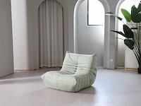 1x design fauteuil muntgroen l - afbeelding 1 van  4