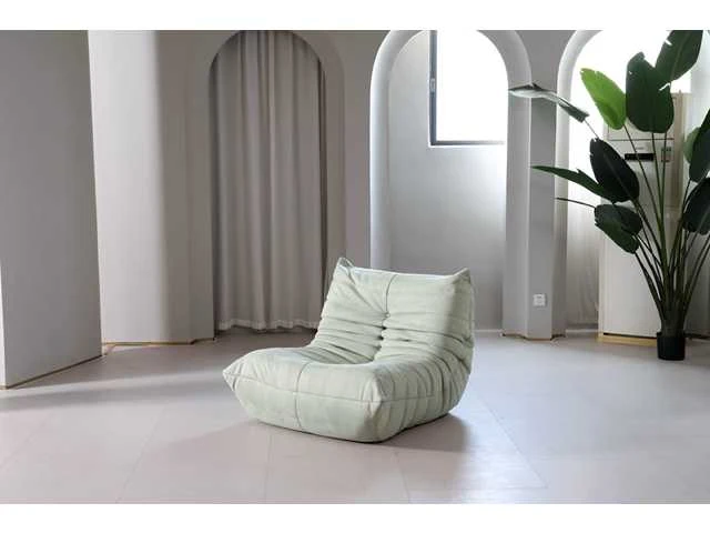 1x design fauteuil muntgroen l - afbeelding 1 van  4