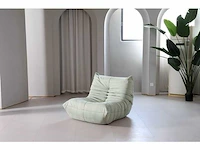 1x design fauteuil muntgroen l