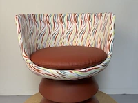 1x design fauteuil rood dessin - afbeelding 1 van  5