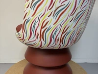 1x design fauteuil rood dessin - afbeelding 3 van  5