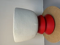 1x design fauteuil rood wit - afbeelding 5 van  6