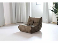 1x design fauteuil taupe s