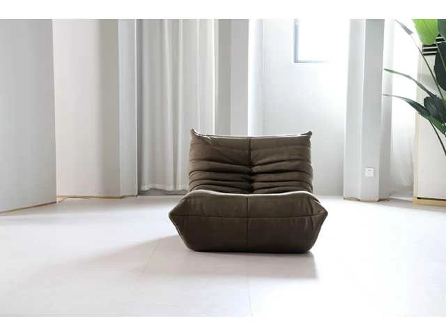 1x design fauteuil taupe s - afbeelding 2 van  4