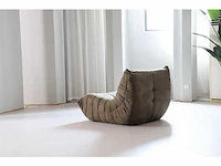 1x design fauteuil taupe s - afbeelding 4 van  4