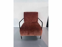1x design fauteuil terracotta - afbeelding 1 van  4