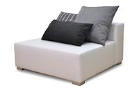 1x design lounge back cubik ice outdoor met 3 kussens - afbeelding 1 van  5