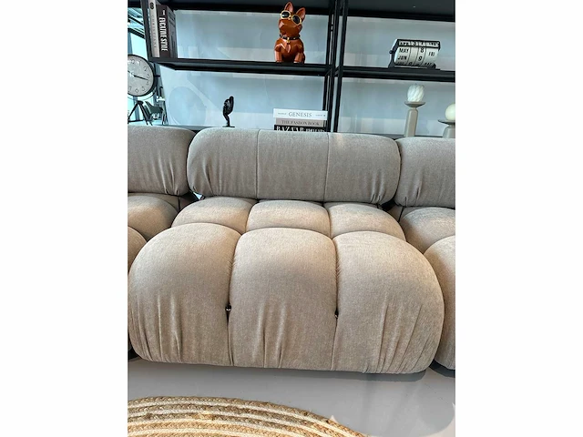 1x design zetel taupe - afbeelding 6 van  8