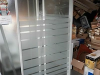 1x douchedeur 80 + wand 75 cm showmodel - afbeelding 3 van  3