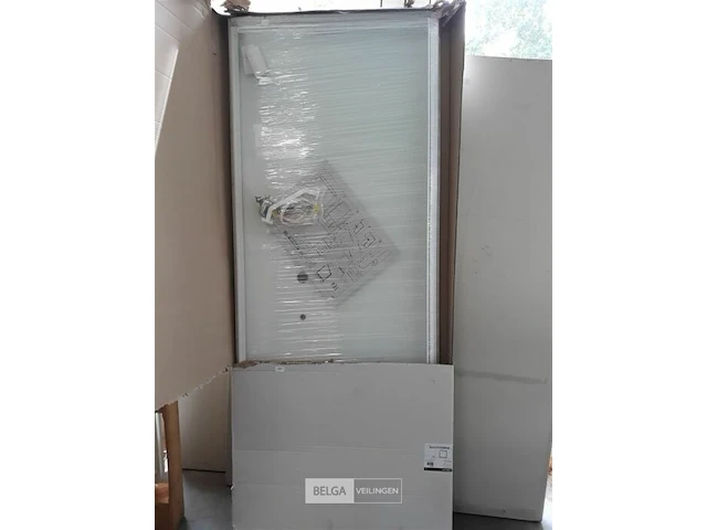 1x draaideur + 3 zijwanden voor douchebak 80 cm - afbeelding 1 van  3