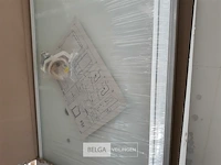 1x draaideur + 3 zijwanden voor douchebak 80 cm - afbeelding 3 van  3