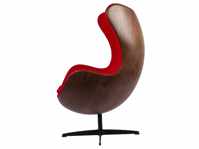 1x egg chair rood - afbeelding 2 van  3